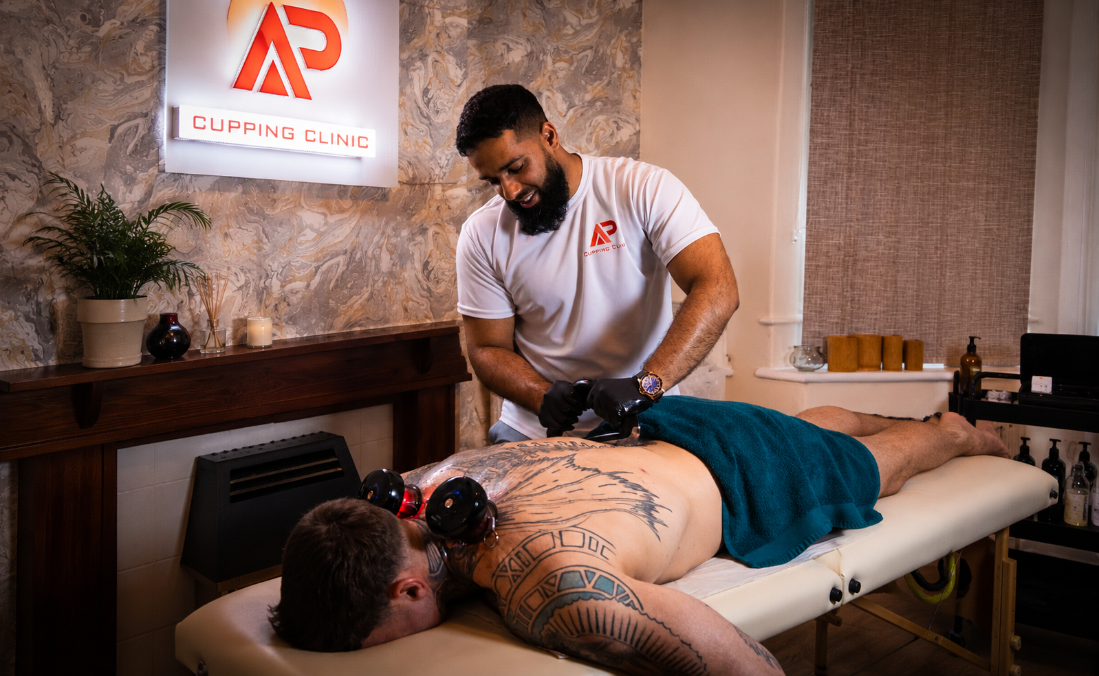 Sports massage treatment